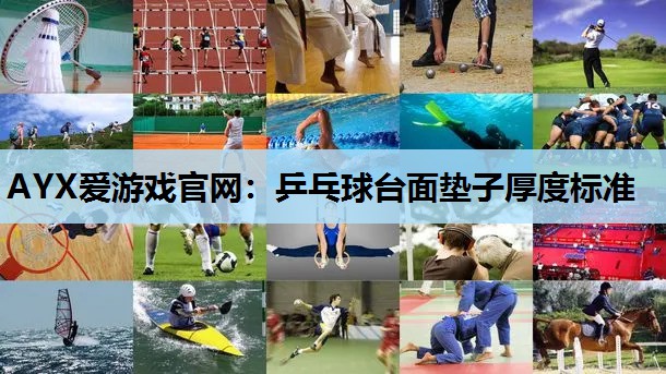 乒乓球台面垫子厚度标准 乒乓球台面垫子厚度标准